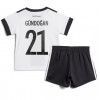 Tyskland Ilkay Gundogan #21 Hjemmedraktsett Barn VM 2022 Kortermet (+ korte bukser)